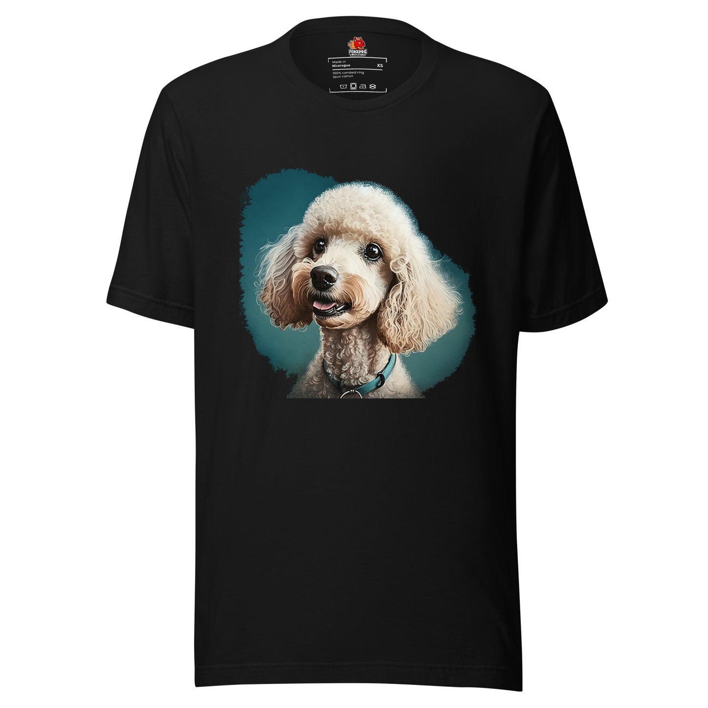 Poodle Front Print T-shirt
