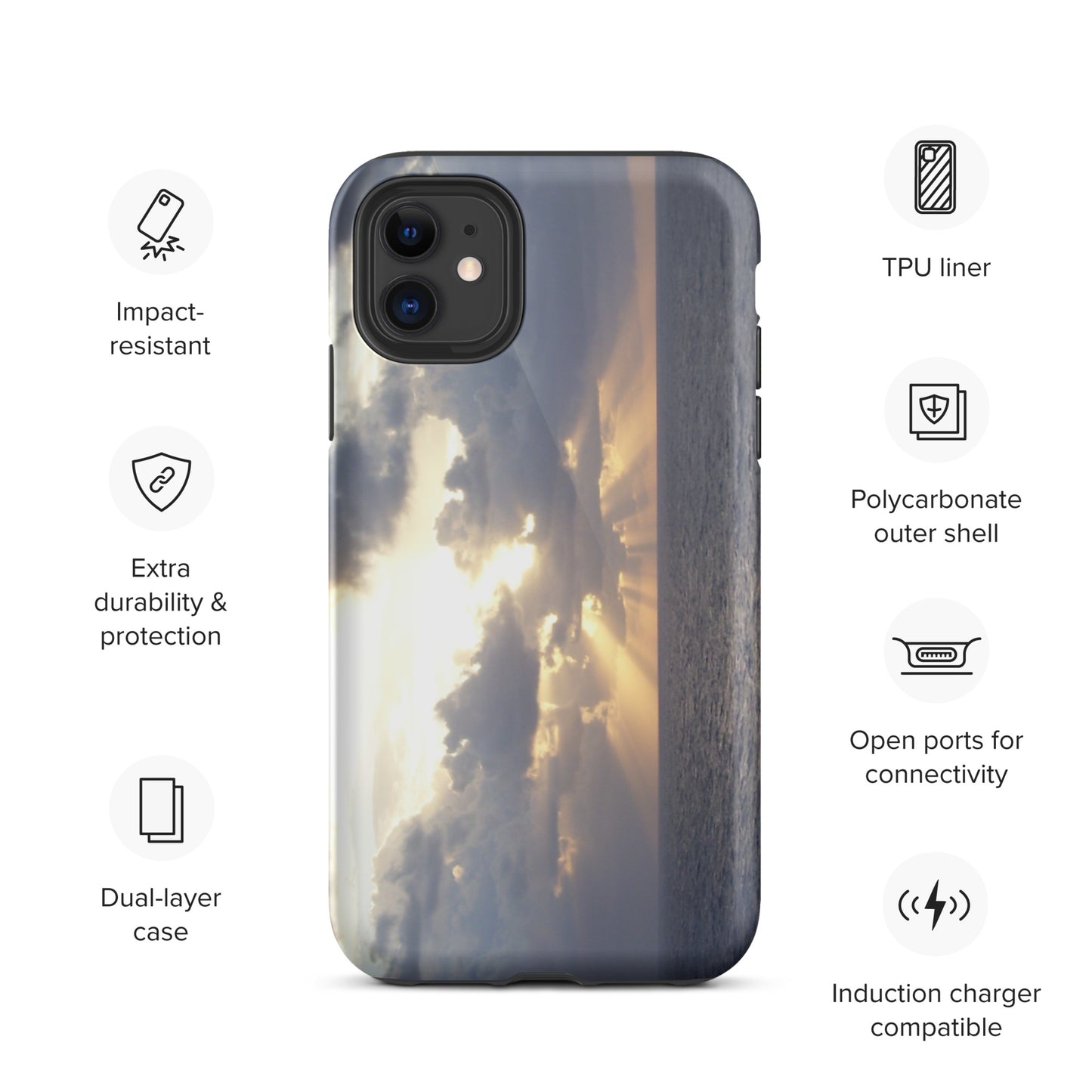 Ocean Sunset Tough iPhone case
