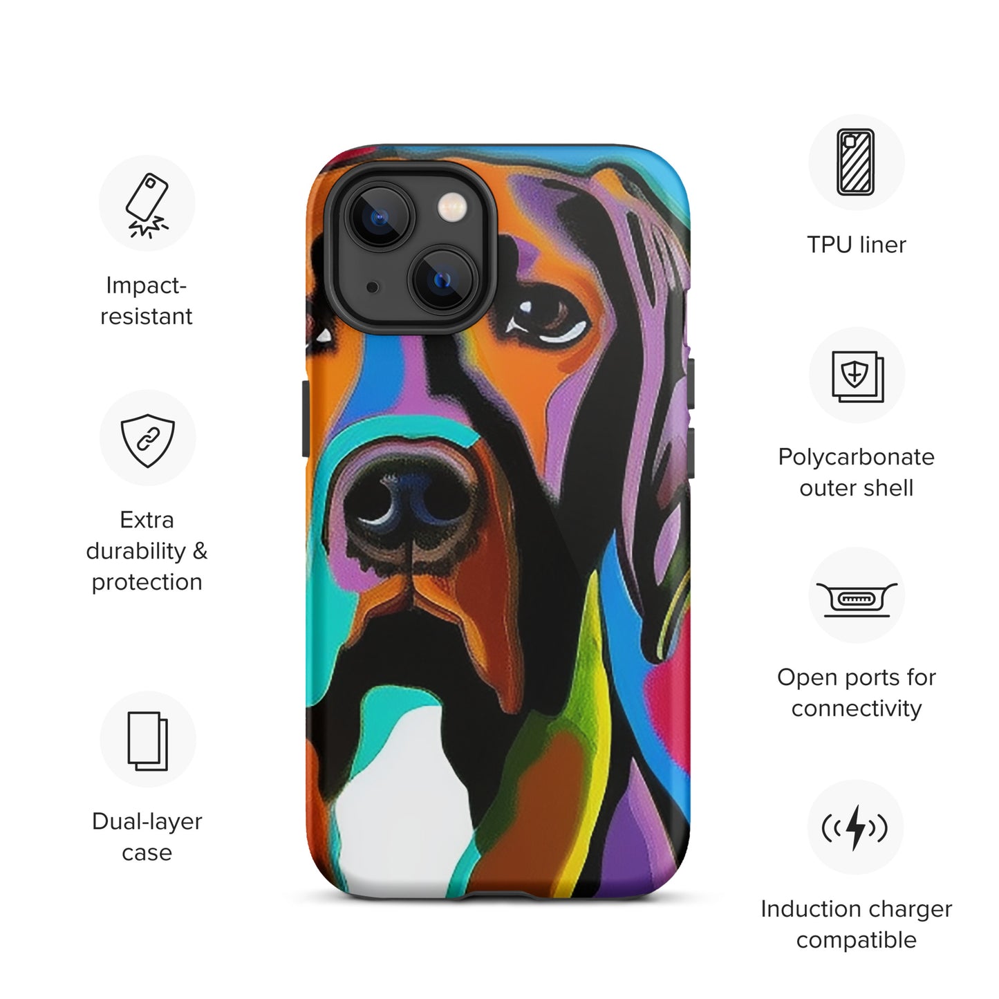 German Shorthaired Pointer GSP Tough iPhone case