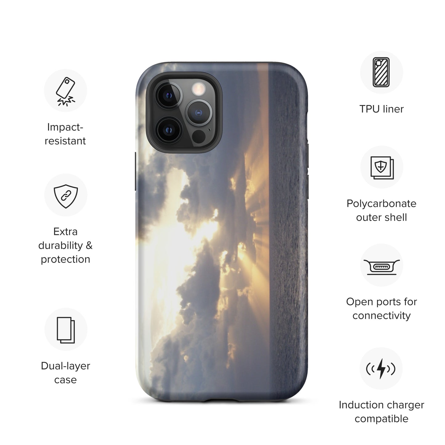 Ocean Sunset Tough iPhone case