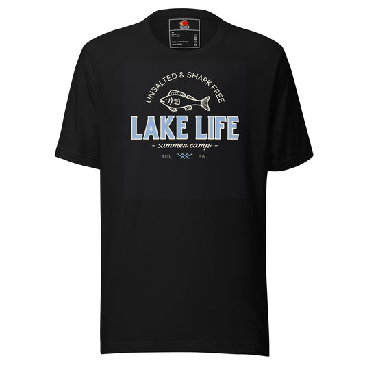 Unsalted and Shark Free Lake Life T-shirt