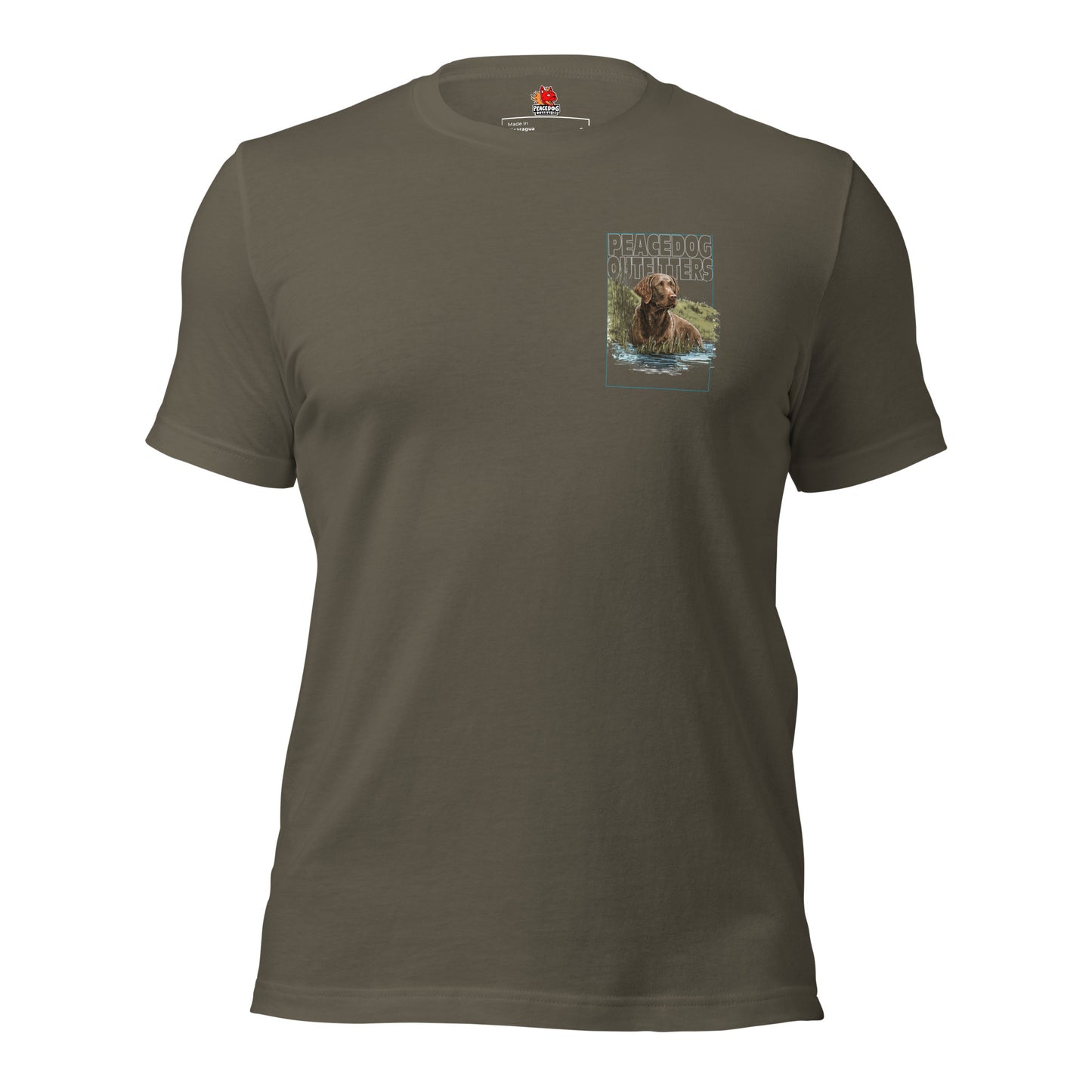 Labrador Retriever Front Back Print T-shirt