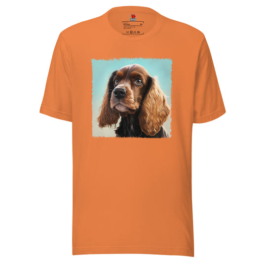 Cocker Spaniel Front Print T-Shirt