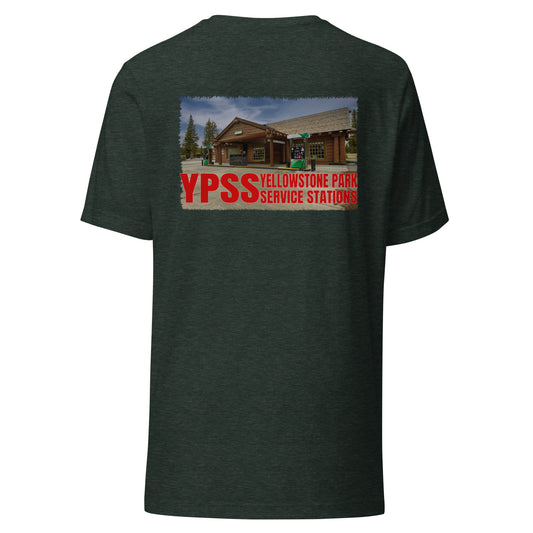 YPSS Yellowstone Park Service Stations T-shirt (red print)