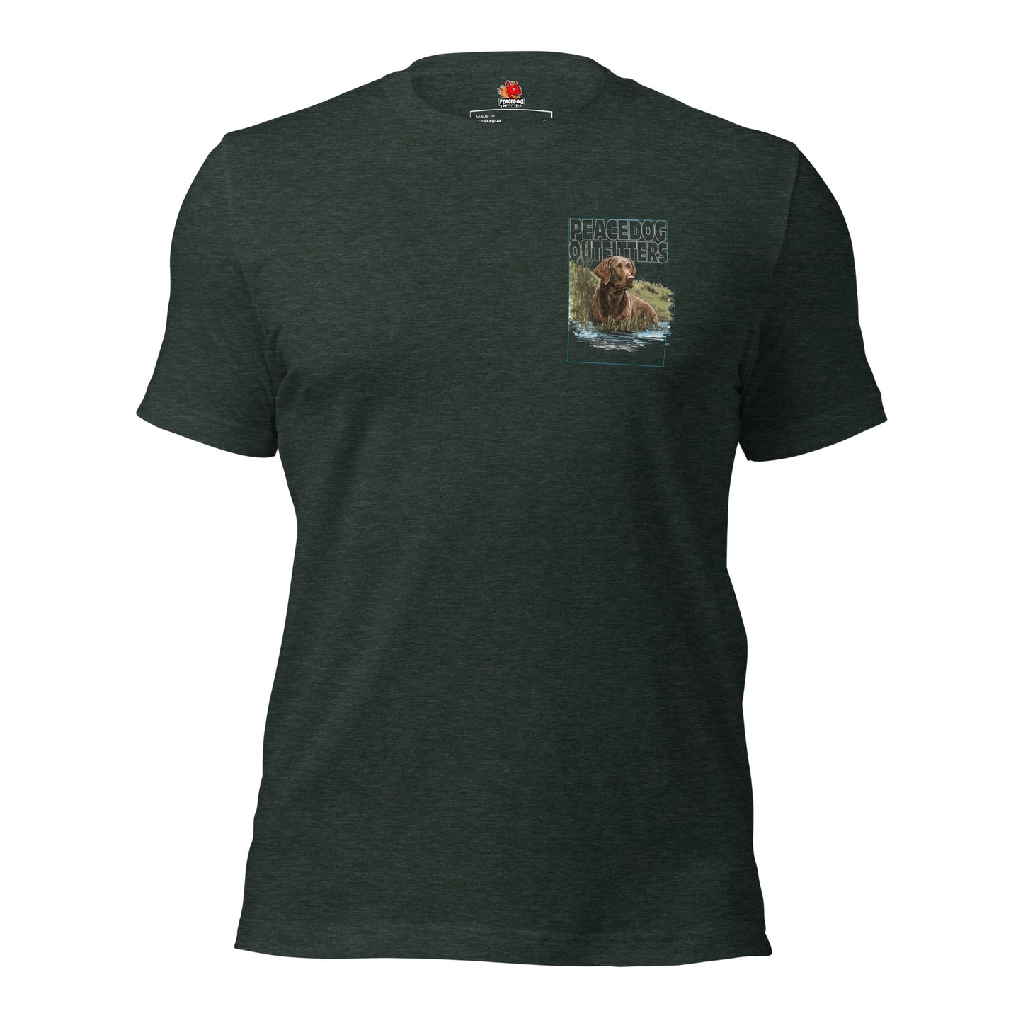 Labrador Retriever Front Back Print T-shirt