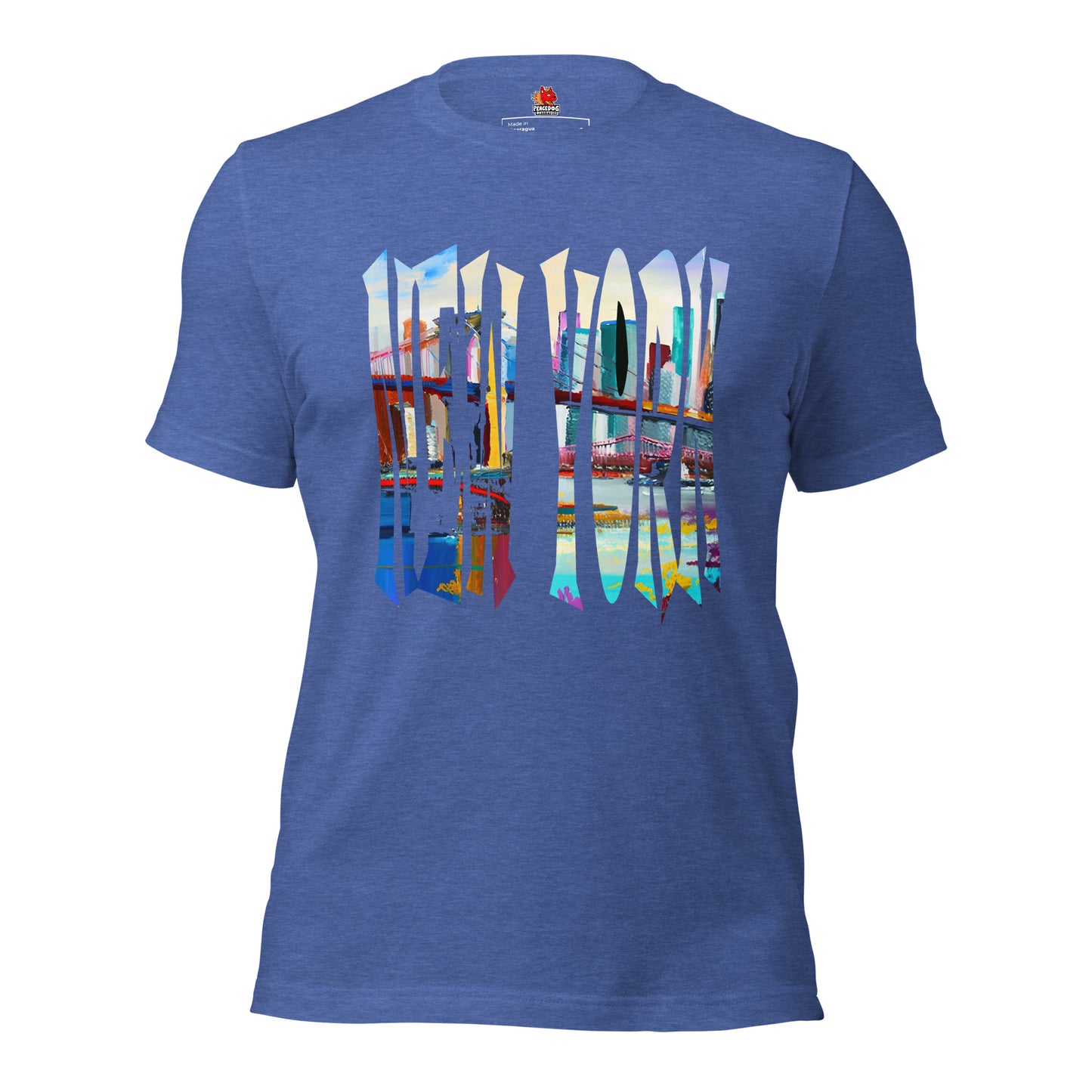 New York Skyline Typography T-shirt
