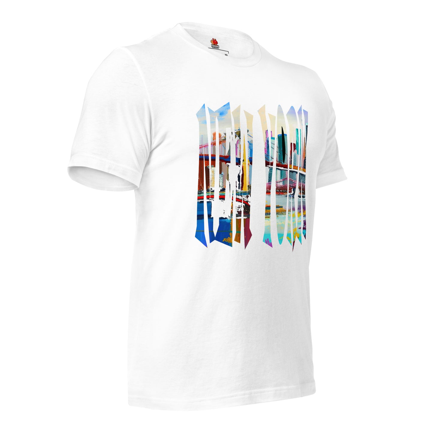 New York Skyline Typography T-shirt