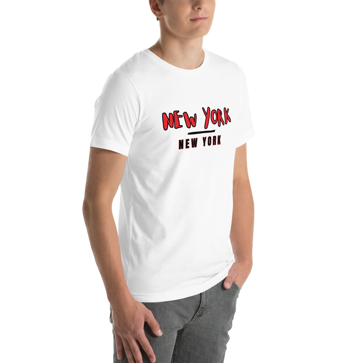 New York, New York Front Print T-shirt