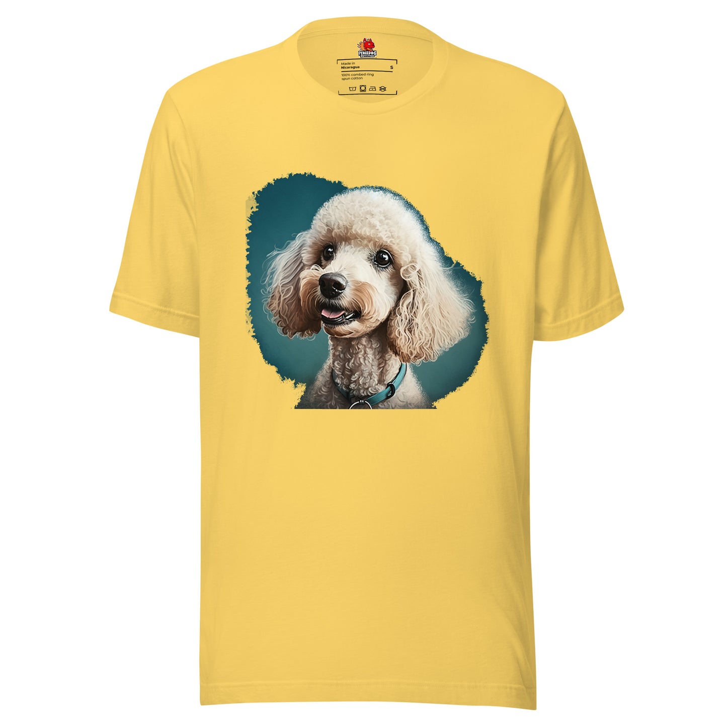 Poodle Front Print T-shirt