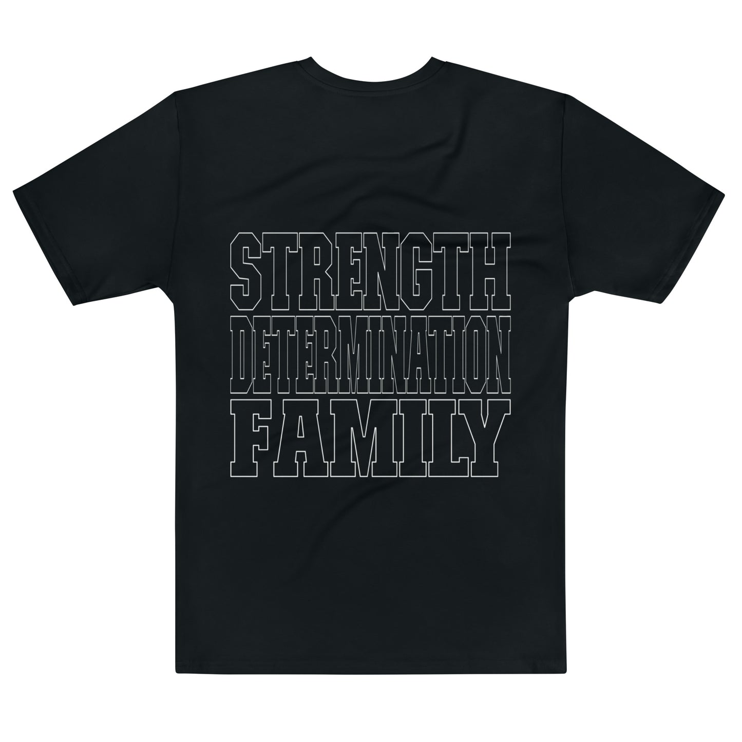 Football "Strength, Determination, Family" T-shirt