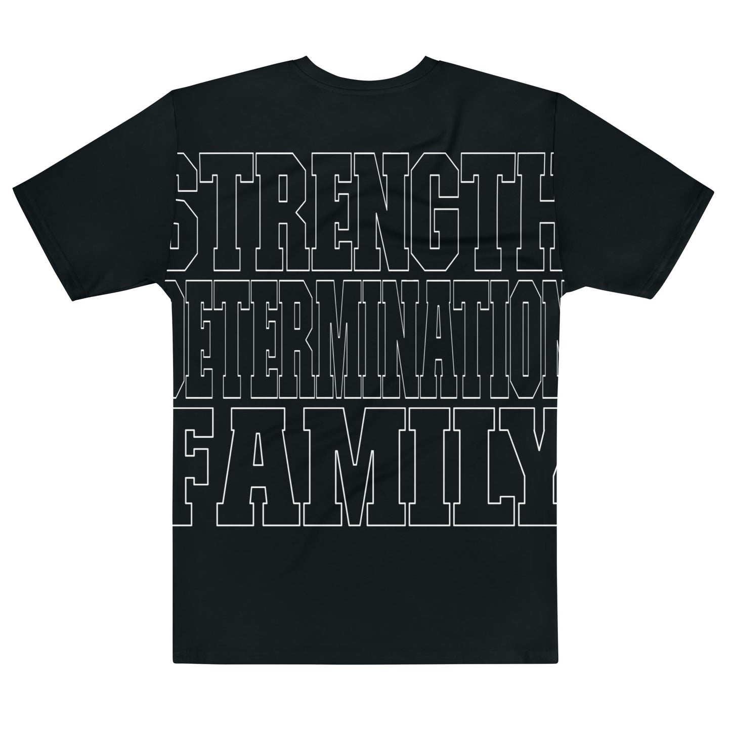 Football "Strength, Determination, Family" T-shirt