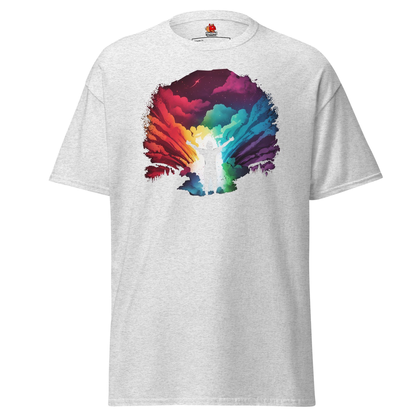 Silhouette in Rainbow Cloud Classic T-Shirt