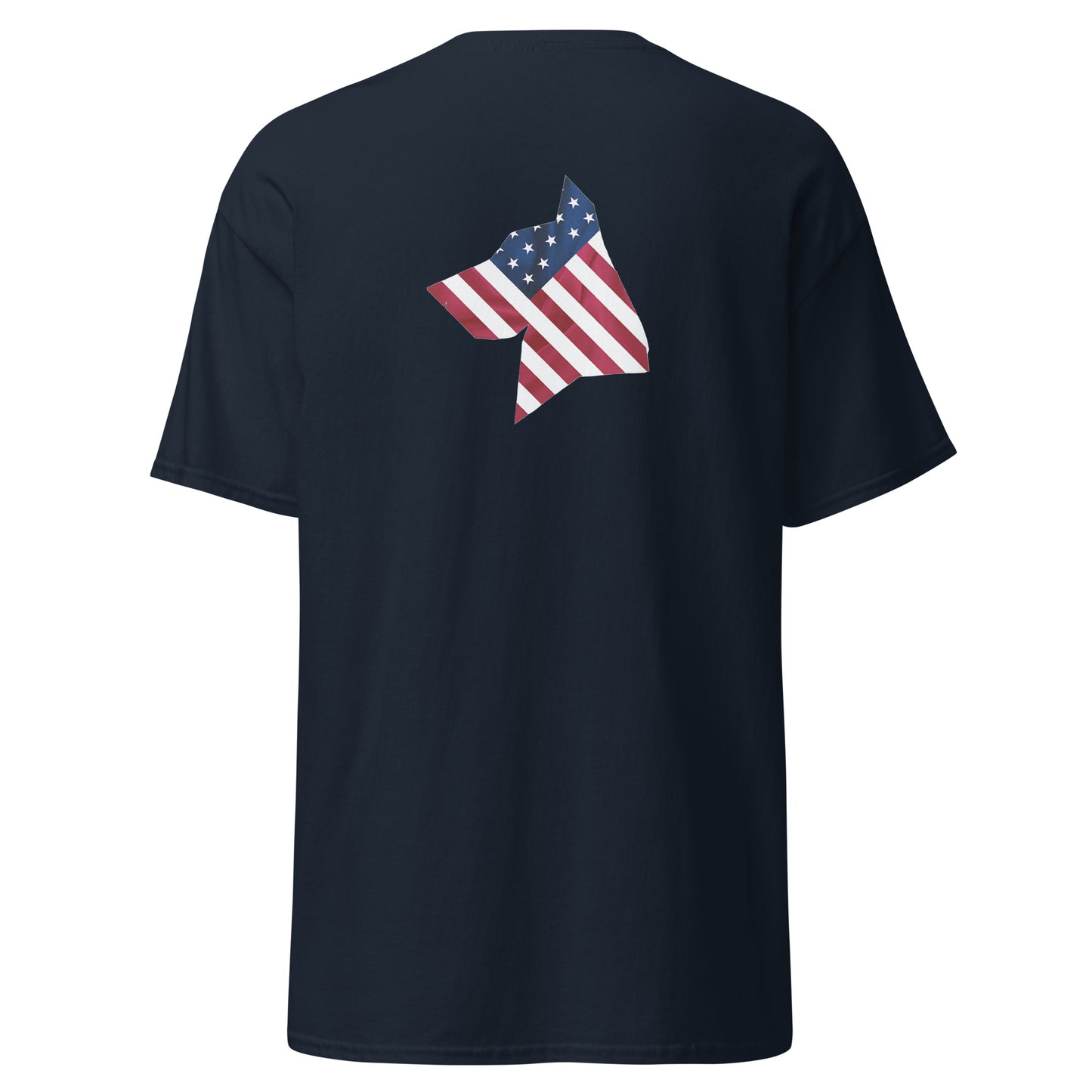 U.S.A. Flag Dog Classic T-Shirt