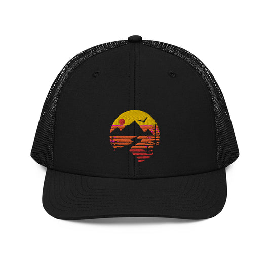 Mountain Sunset Trucker Cap
