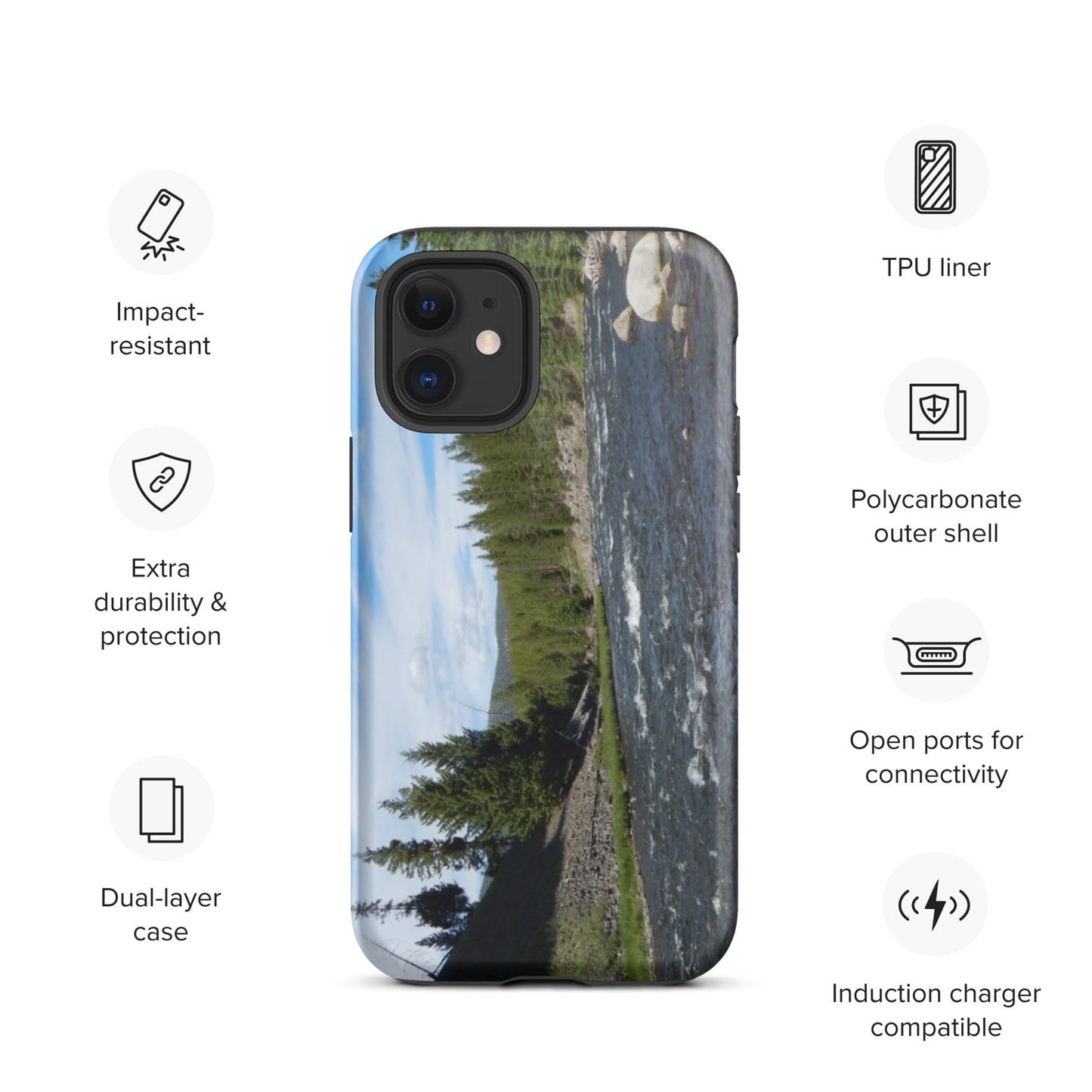 Mountain Stream Tough iPhone case