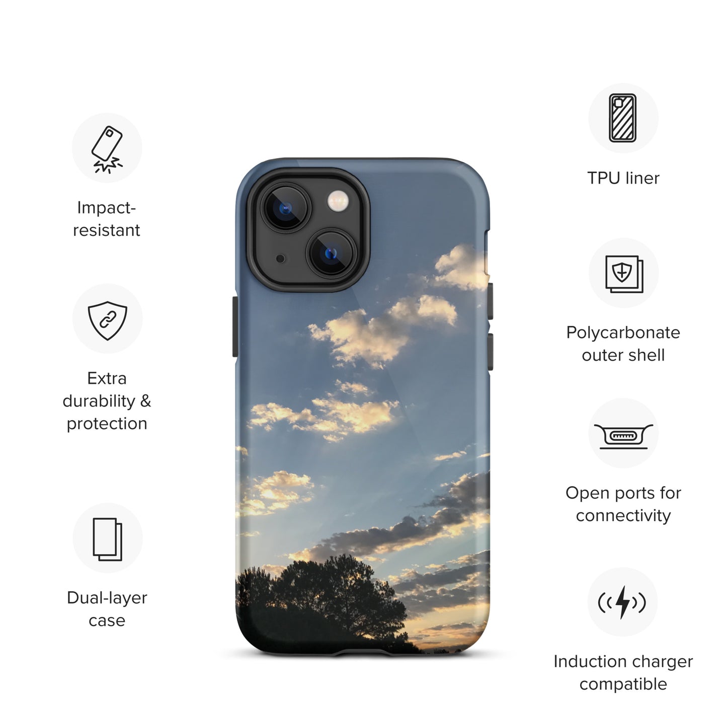 Sky Clouds - Tough iPhone case