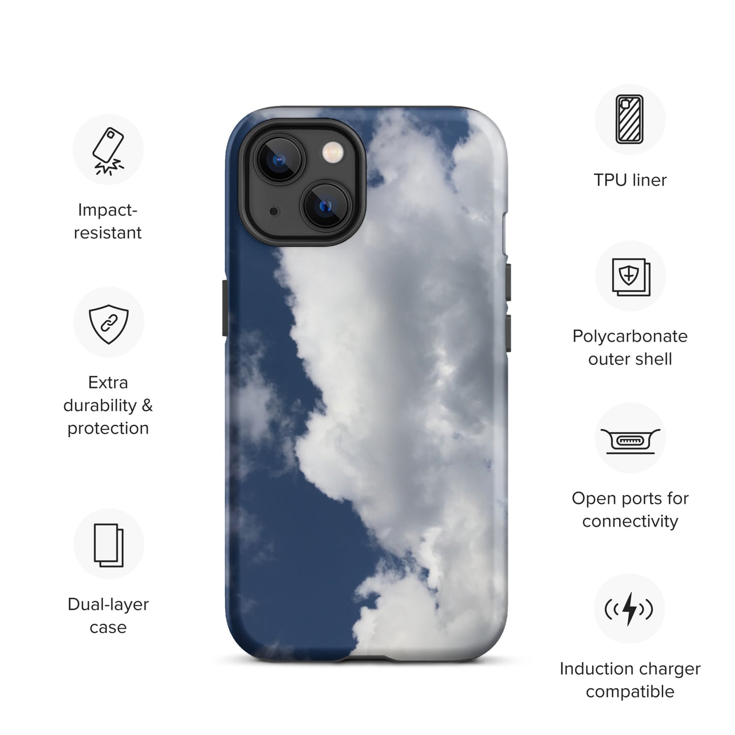 Clouds Tough iPhone case