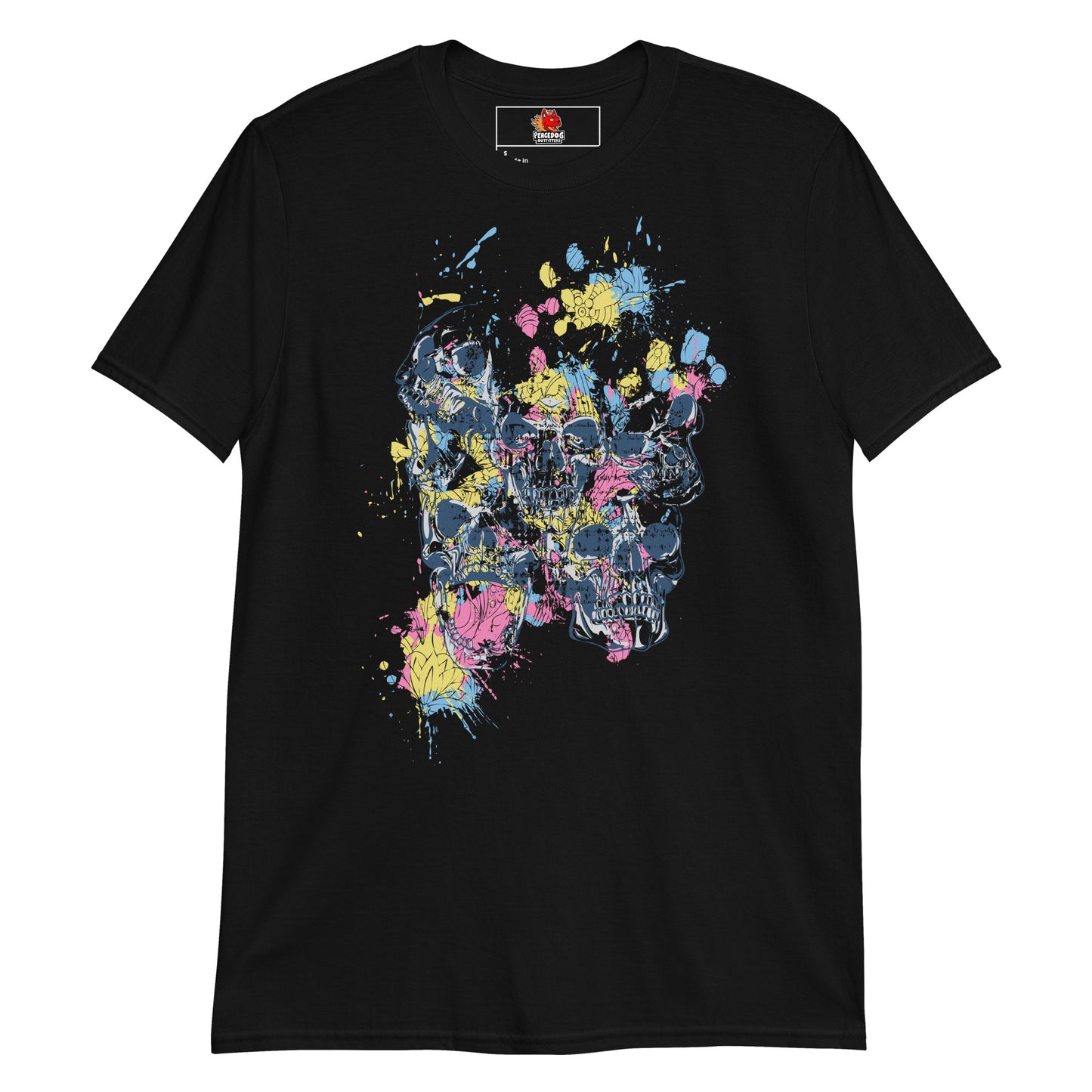 Colorful Skull Collage T-Shirt