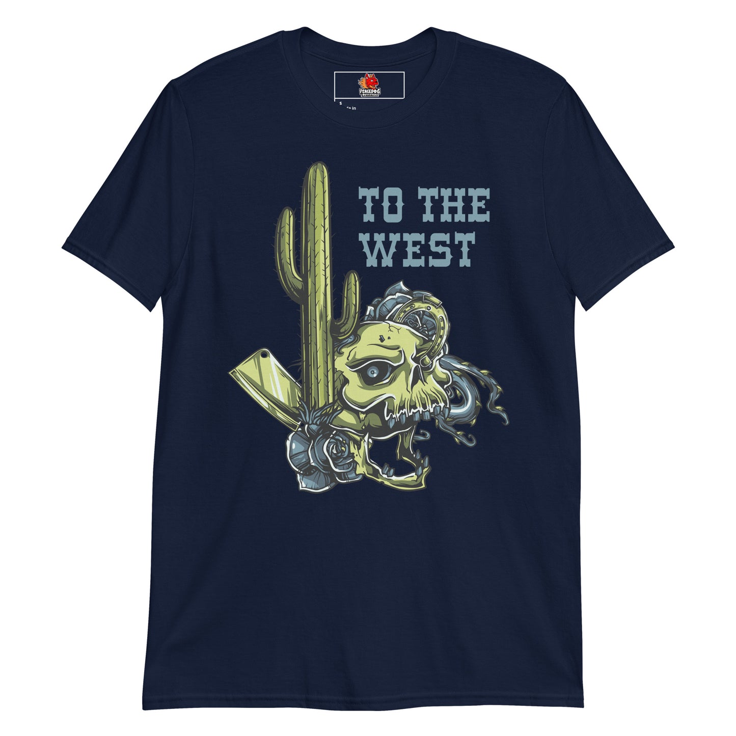 To The West Skull T-Shirt