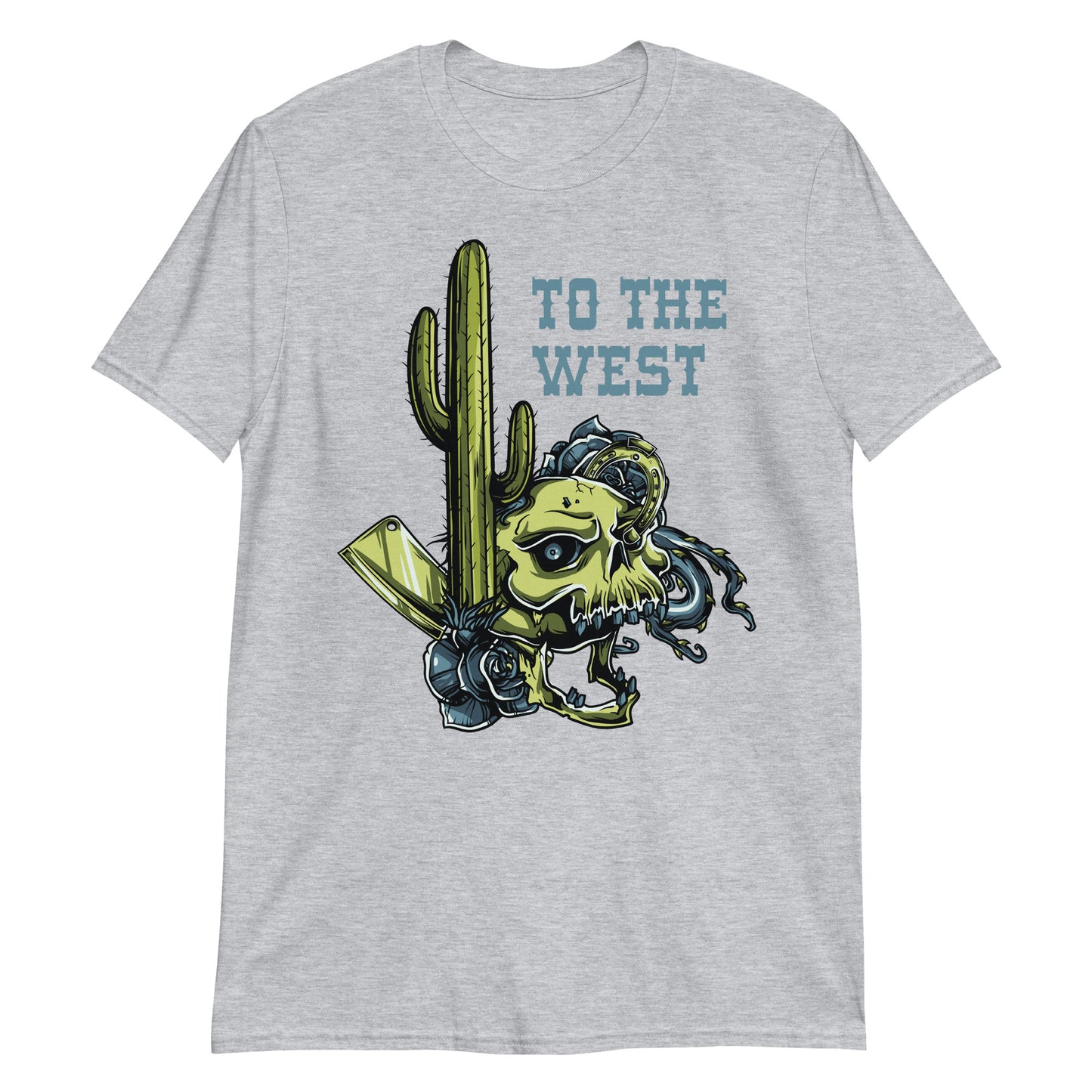 To The West Skull T-Shirt