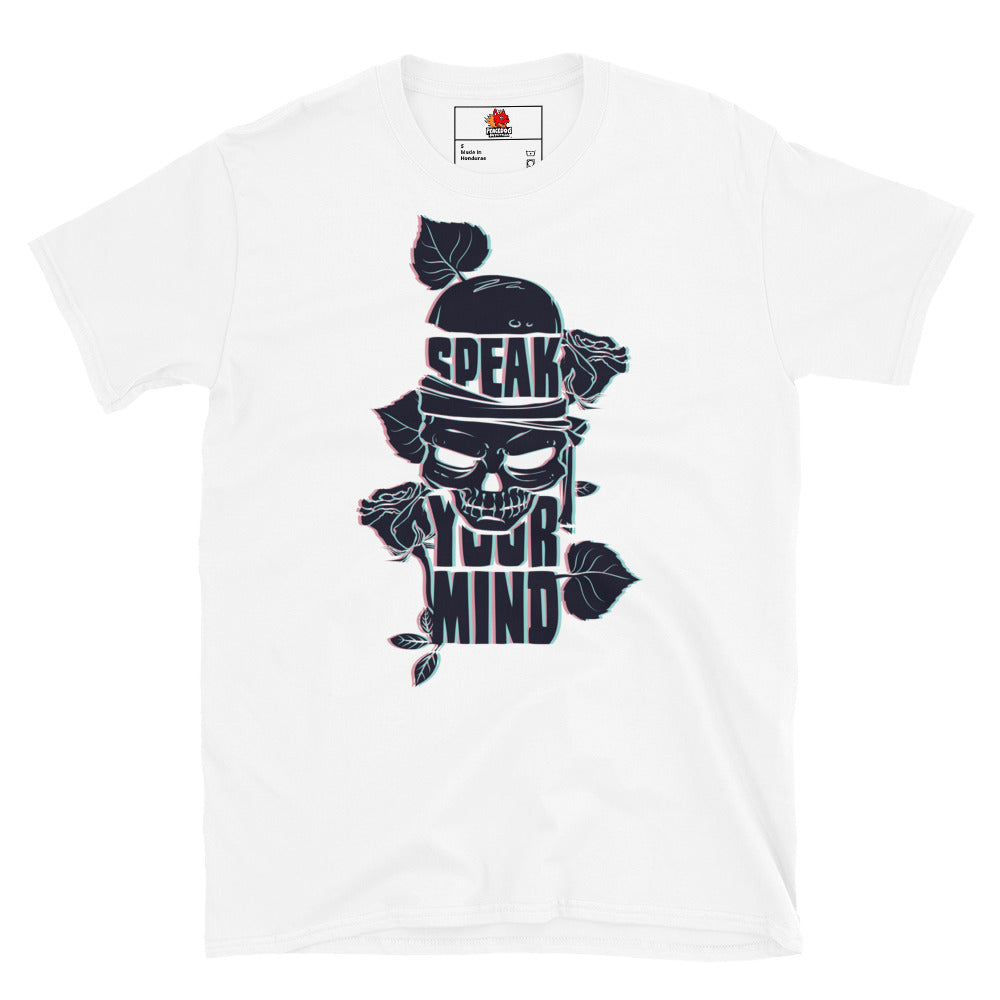 Speak Your Mind Skull T-Shirt