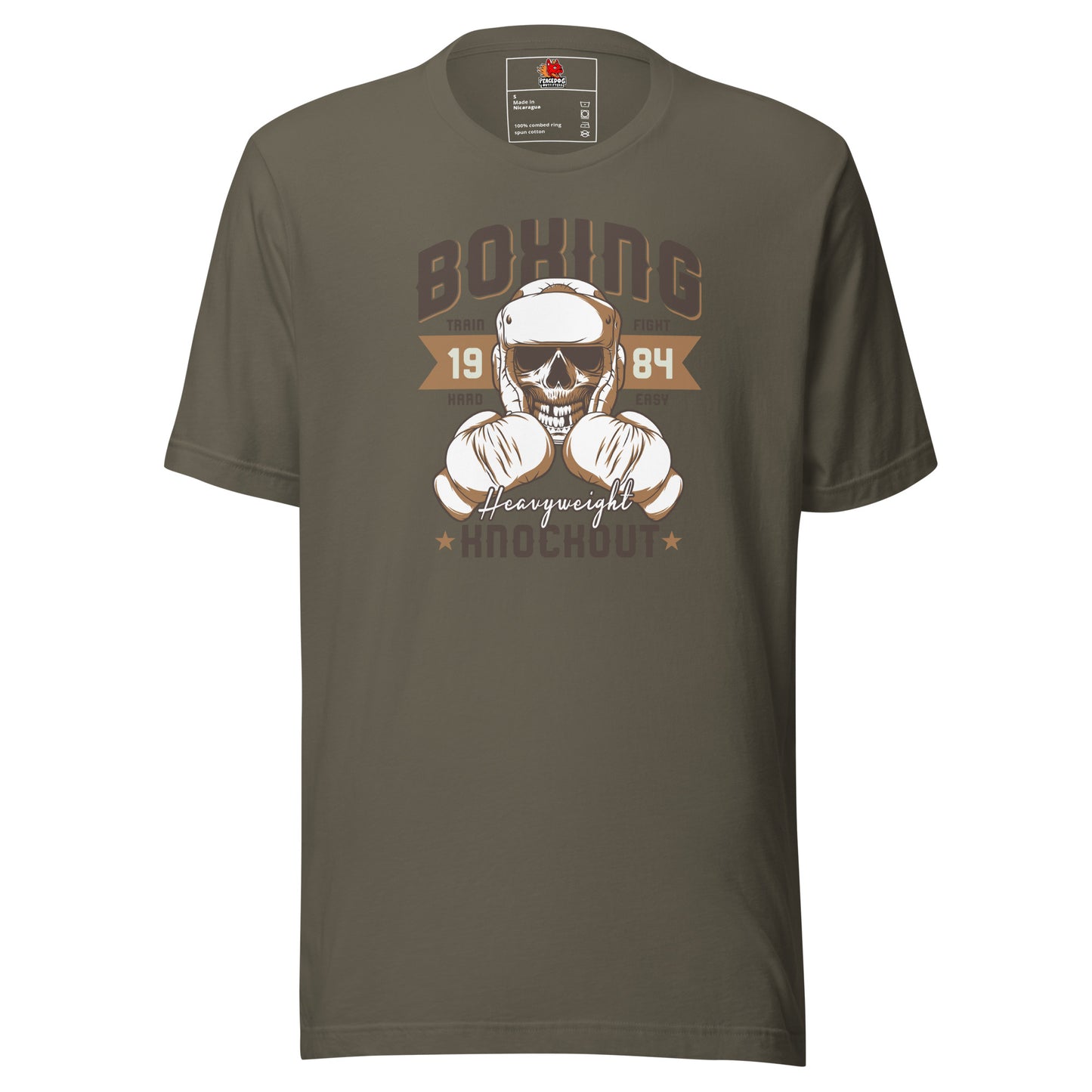 Boxing Knockout Skull T-shirt