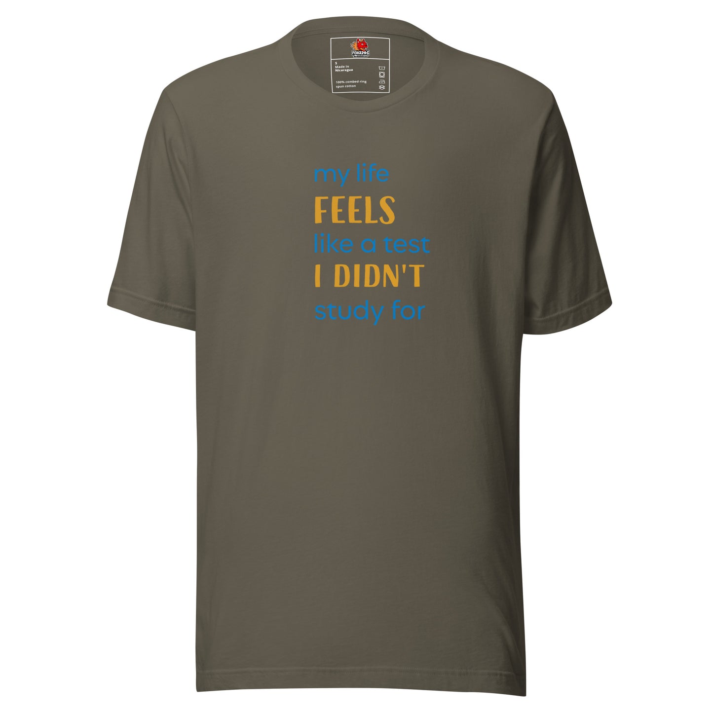 My Life Feels Like a Test I Didn't Study For T-shirt