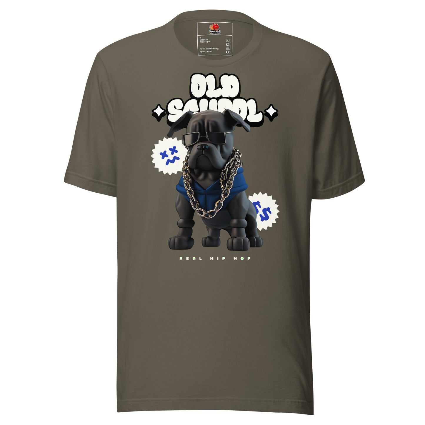 Old School Hip Hop Pup T-shirt