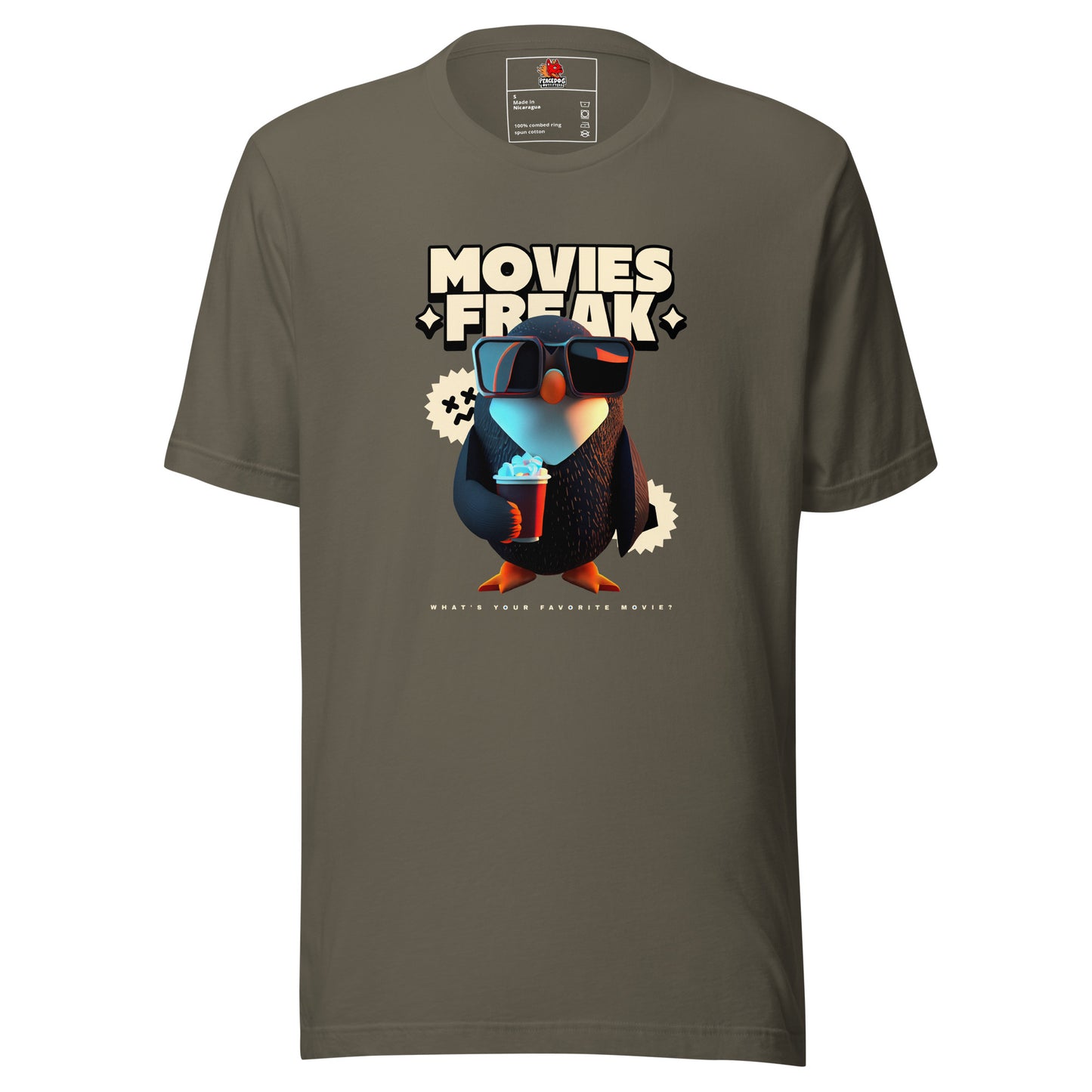 Movies Freak Penguin T-shirt