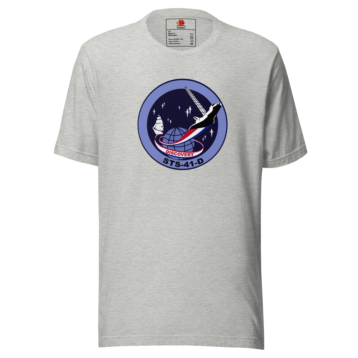 NASA Space Shuttle Mission Patch STS-41-D T-shirt