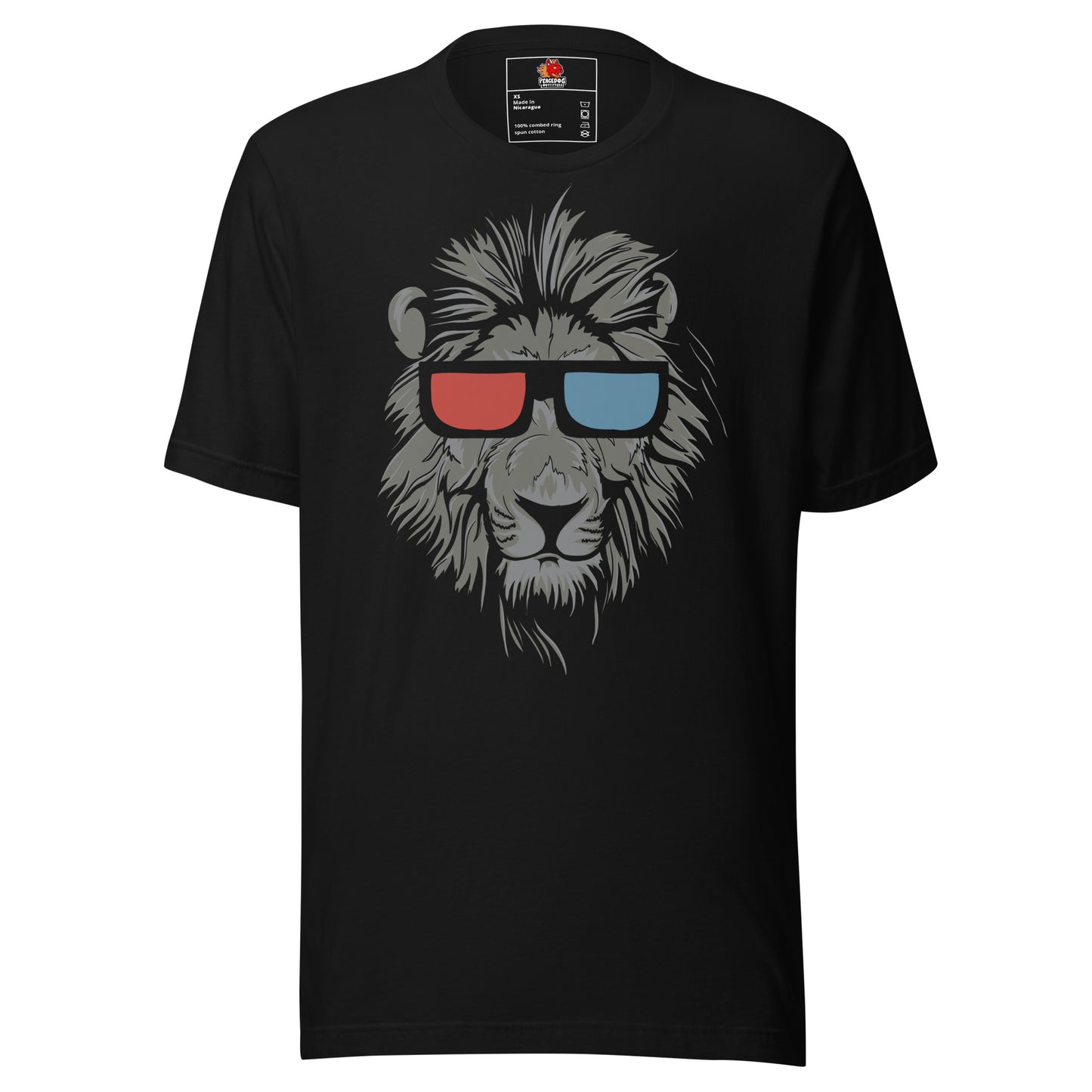 3-D Glasses Lion T-Shirt