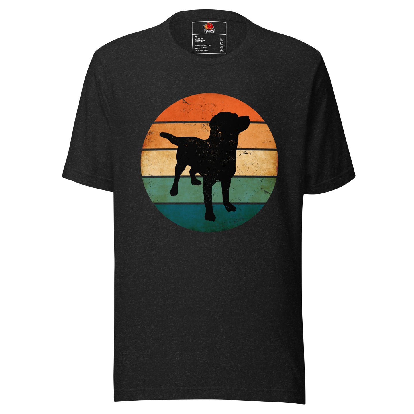 Retro Dog Sunset He's a Good Boy T-shirt
