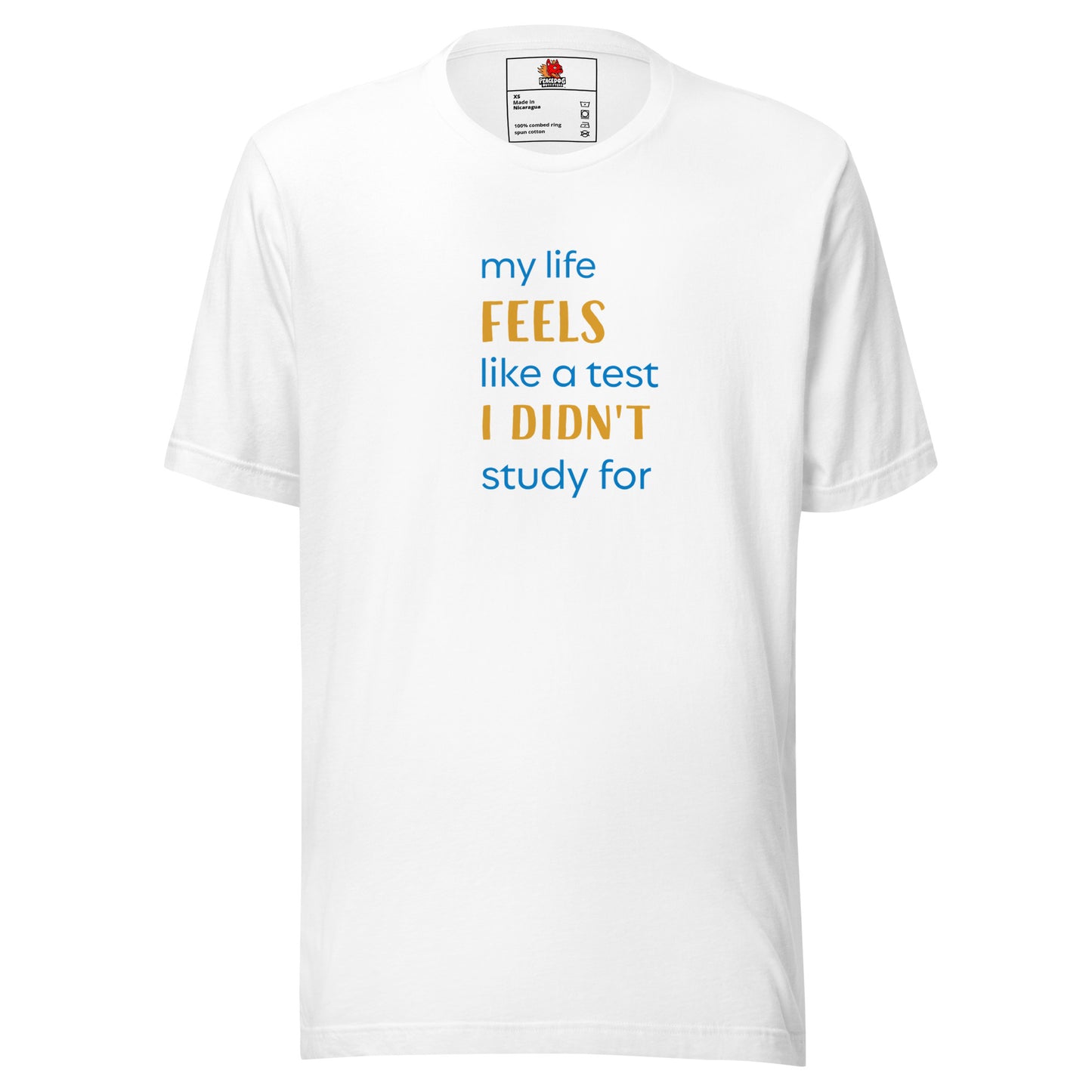 My Life Feels Like a Test I Didn't Study For T-shirt