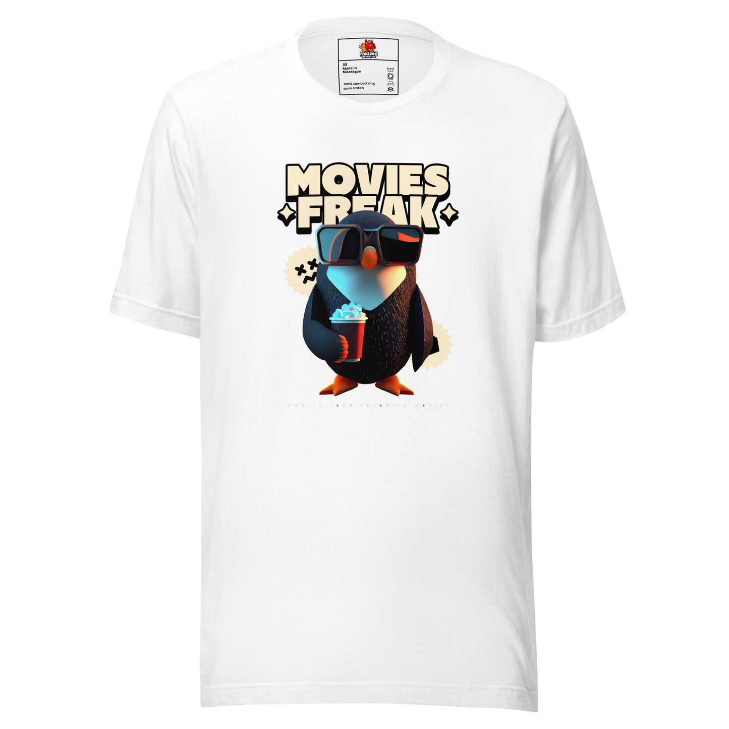 Movies Freak Penguin T-shirt