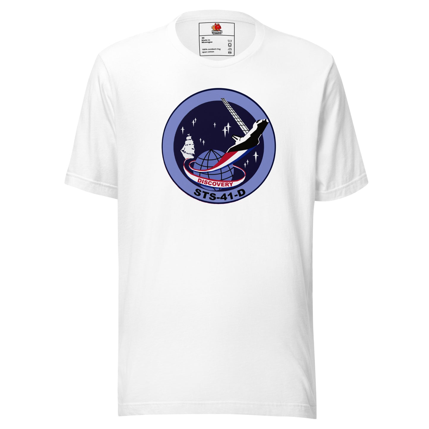 NASA Space Shuttle Mission Patch STS-41-D T-shirt