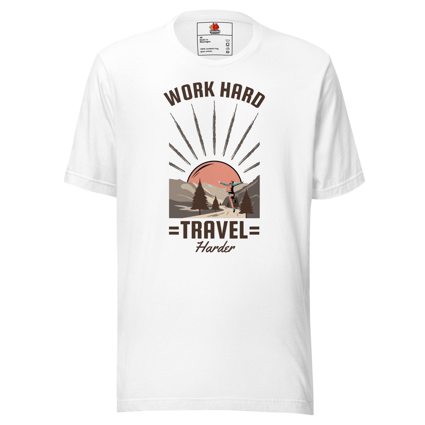 Word Hard, Adventure Harder T-shirt