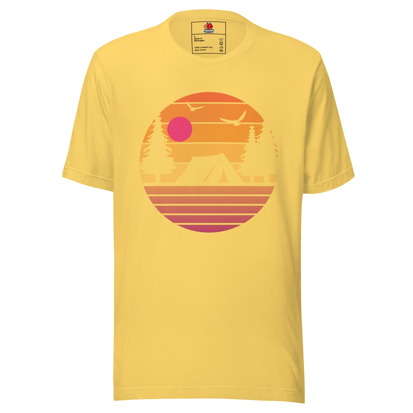 Retro Tent Sunset T-Shirt