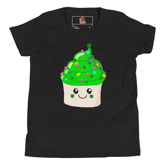 St. Patrick's Day Cupcake Youth Short Sleeve T-Shirt