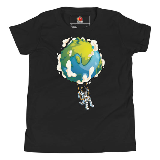 Astronaut Swing Youth Short Sleeve T-Shirt