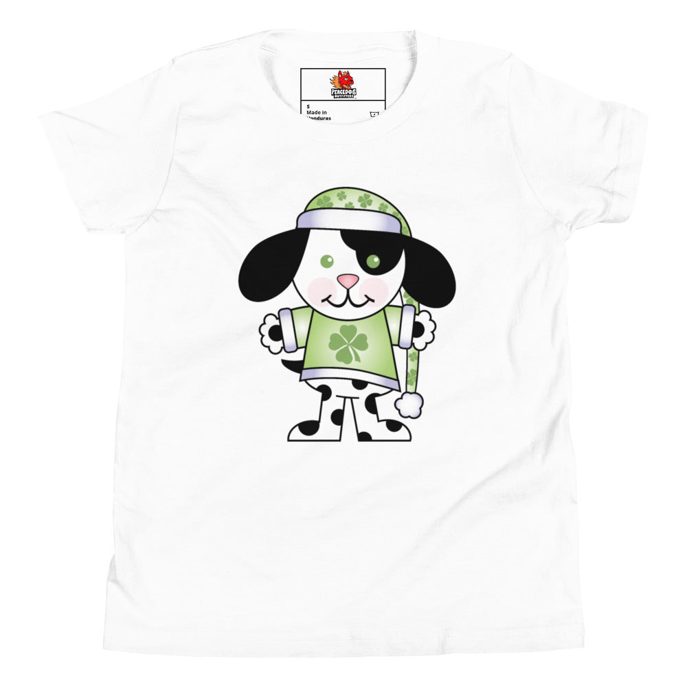 St. Patrick's Day Puppy Youth Short Sleeve T-Shirt